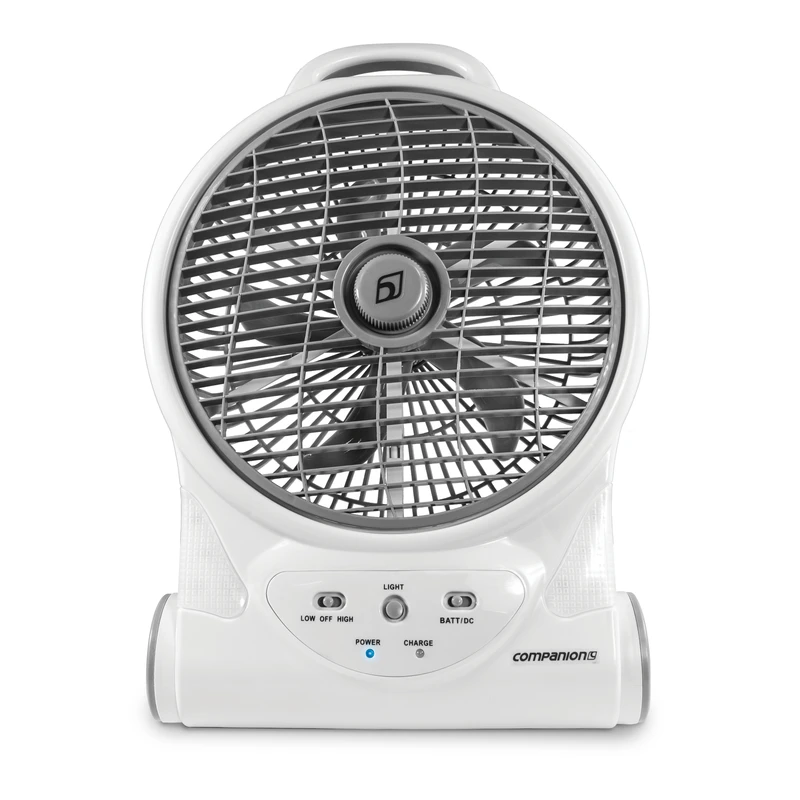 COMPANION Aerobreeze Lithium Powered 25cm Fan 1 COMPANION Aerobreeze Lithium Powered 25cm Fan