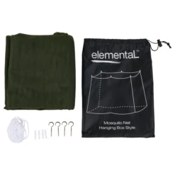ELEMENTAL Single Box Mosquito Net -Camping Gear 10001009 3