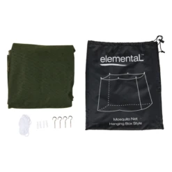 ELEMENTAL Queen Box Mosquito Net -Camping Gear 10001010 2