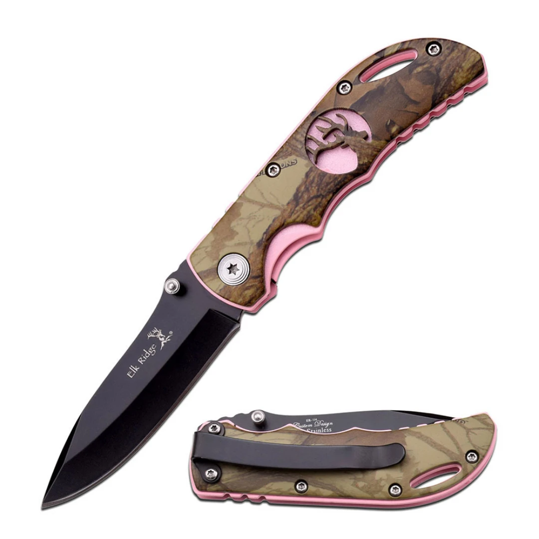 ELK RIDGE ER134CA Folding Knife 1 ELK RIDGE ER134CA Folding Knife