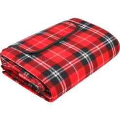 WILDTRAK Picnic Rug Tartan With PVC Backing