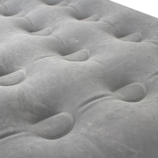 WILDTRAK Queen Coil Beam Flocked Airbed 2 WILDTRAK Queen Coil Beam Flocked Airbed - Image 2