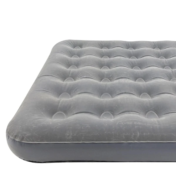 WILDTRAK Queen Coil Beam Flocked Airbed 3 WILDTRAK Queen Coil Beam Flocked Airbed - Image 3