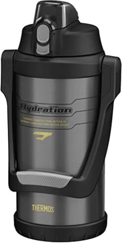 THERMOS 2L Vacuum Insulated Hydration Bottle - Stainless Steel 5 THERMOS 2L Vacuum Insulated Hydration Bottle - Stainless Steel -Camping Gear 71vrjBYeVDL. AC SY550