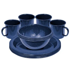 CAMPFIRE 12pc Enamel Dinner Set