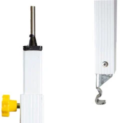 SUPA PEG Square Aluminium Curved Awning Rail