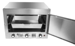 ROAD CHEF Big Bertha Oven 13 ROAD CHEF Big Bertha Oven -Camping Gear BBRC12VO PRODUCT FRONT HIGH DOOROPEN BAKINGTRAYIN