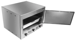 ROAD CHEF Big Bertha Oven 14 ROAD CHEF Big Bertha Oven -Camping Gear BBRC12VO PRODUCT SIDE HIGH DOOROPEN BAKINGTRAYI