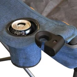 OUTDOOR CONNECTION Burly Lumbar Chair - Blue -Camping Gear FC36BurlyLumbarBlueDrinkHolder 1000x1000 1bd41ed1 f55f 457a a1ca c03e0564d405