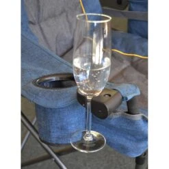 OUTDOOR CONNECTION Burly Lumbar Chair - Blue -Camping Gear FC36BurlyLumbarBluewineglassholder 1000x1000 582c2e2c 2838 475d 8c96 acc067ea1e35