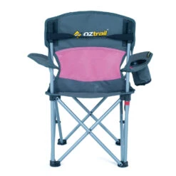 OZTRAIL Deluxe Junior Chair - Pink -Camping Gear FCC DJCP F4 c3dec540 ceeb 416b ae31 d83e1d40e029
