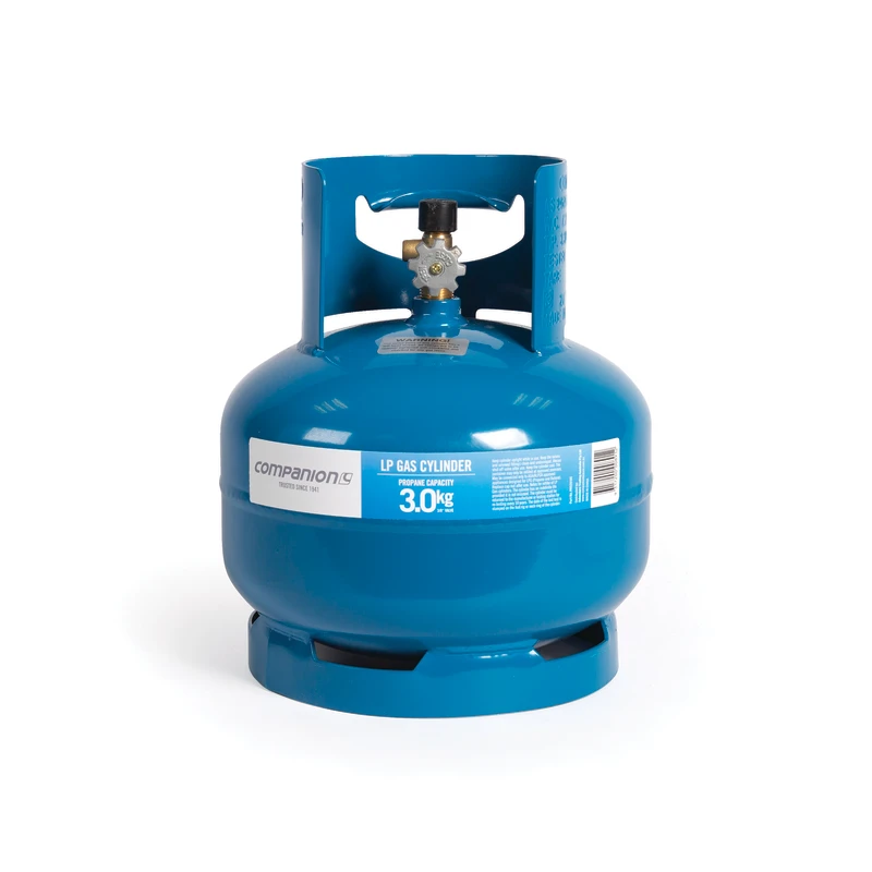 COMPANION Gas Cylinder 3kg - 3/8"LH 1 COMPANION Gas Cylinder 3kg - 3/8"LH