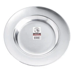 Zebra Stainless Steel Plate 23cm