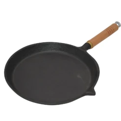 SUPEX Round Cast Iron Fry Pan 225mm
